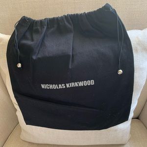NWT Nicholas Kirkwood dust bag 12x12.5